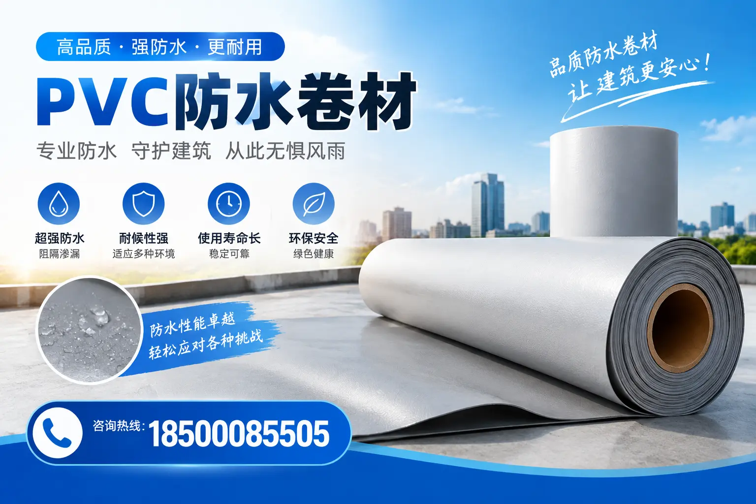 如何选择高质量的PVC防水卷材?铜川消费者必看指南